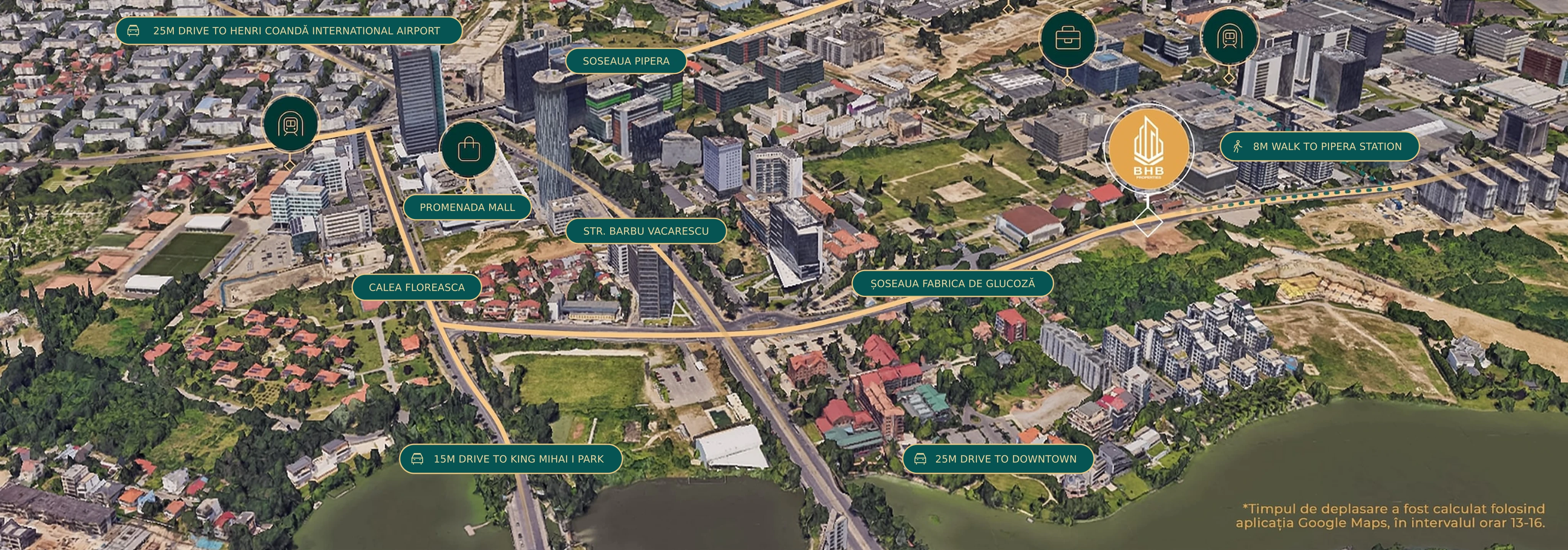 BHB Avenue — hartă de localizare, Fabrica de Glucoză 6B