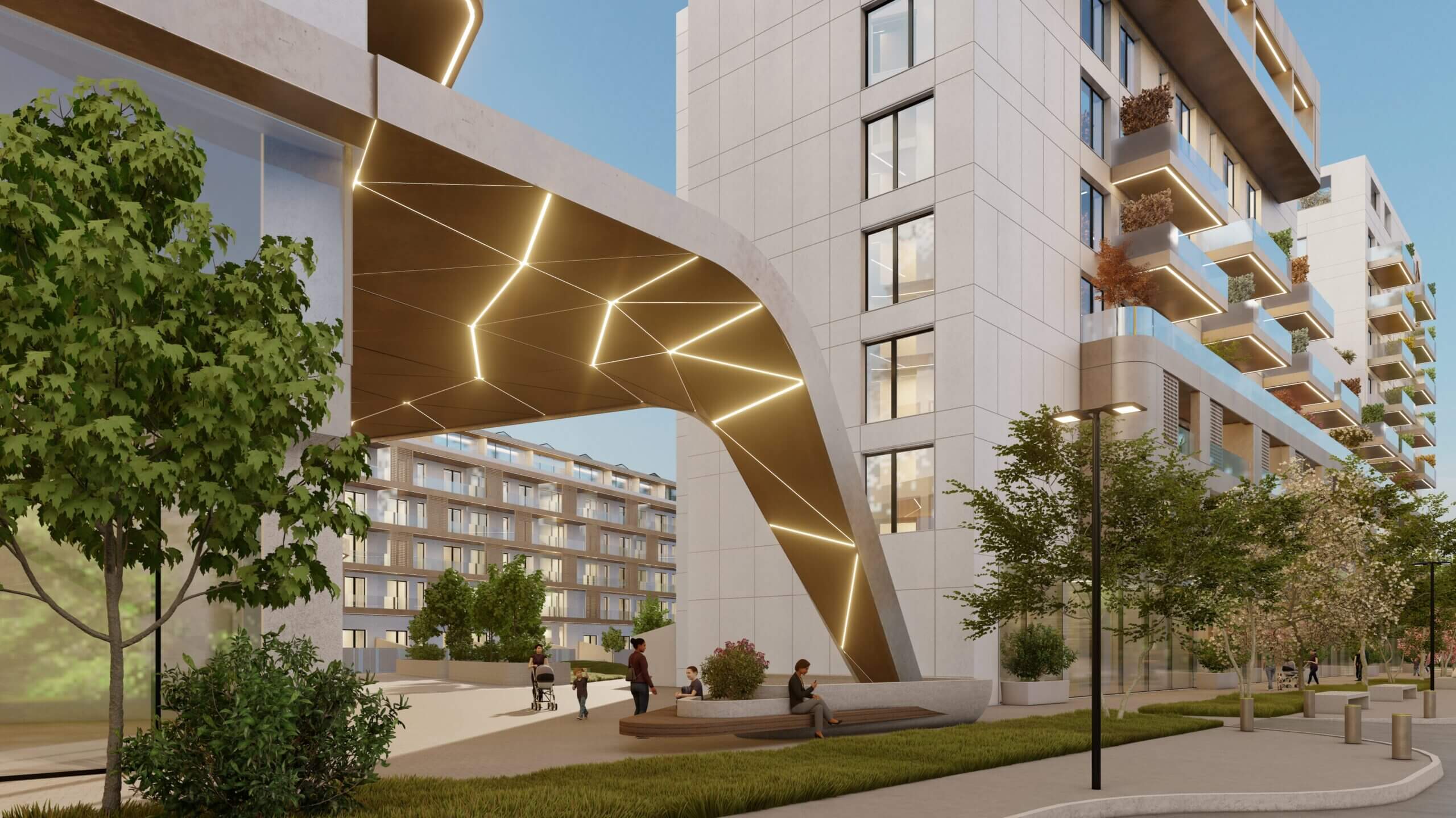 BHB Eden — exterior rendering, view 3
