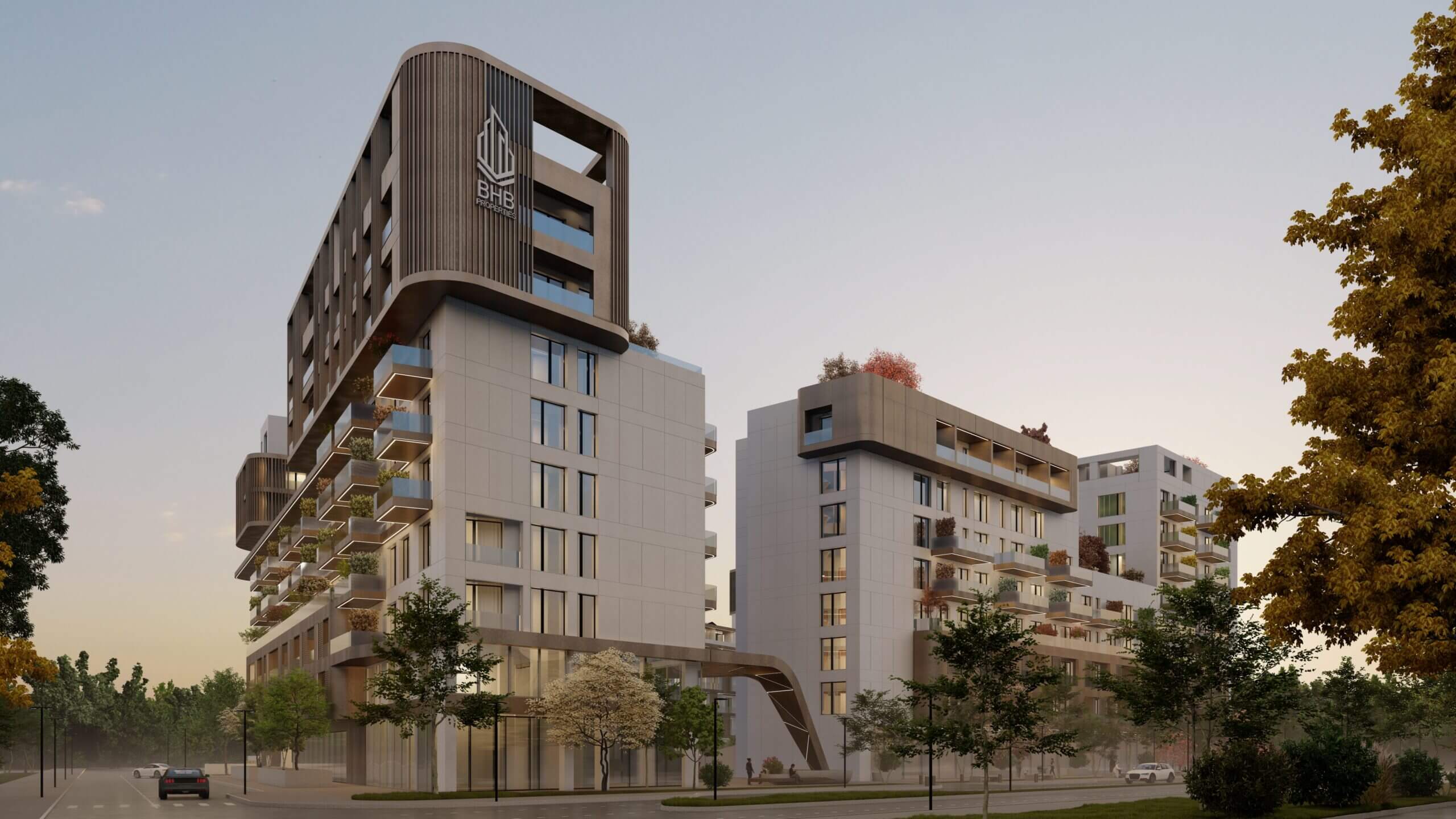 BHB Eden — exterior rendering, view 4